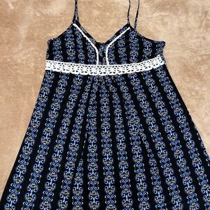 Studio Donatella Nightgown Womens Knit Lounge Nightie Slip Dress, L